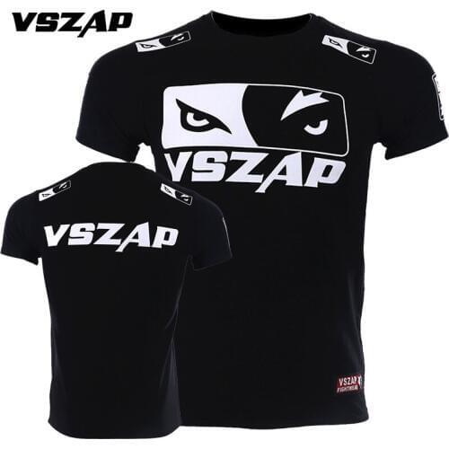VSZAP MMA Boxing Sports t shirt Muay Thai Fighting Fitness Elasticity shirt Sweatshirts boxing clothing muay thai shorts mma