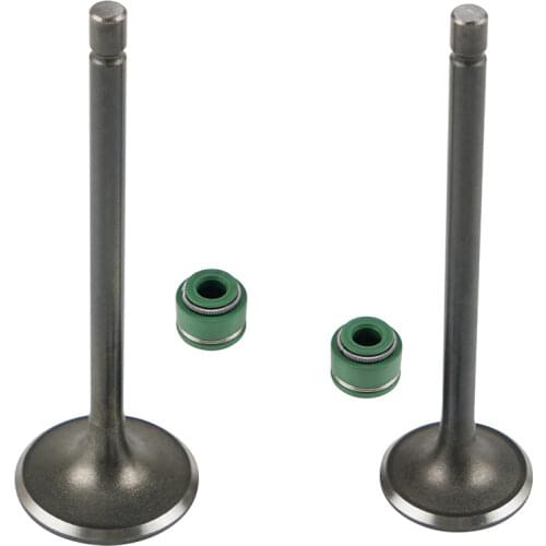NICECNC Valves Intake Exhaust FOR ATC185 ATC200X ATC200 ATC 185 200X 200 E ES M S X Alloy steel