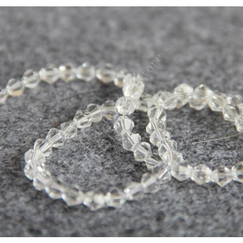 T8245 Charming 4mm Faceted White AB+ colorful glass Crystal Tip beads!Fit For Making Bracelet&Necklace DIY Jewelry wholesale