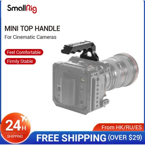 SmallRig Universal Top Handle for Cinematic Cameras Quick Release Handgrip Top Handle With Arri Locating Holes - 2393
