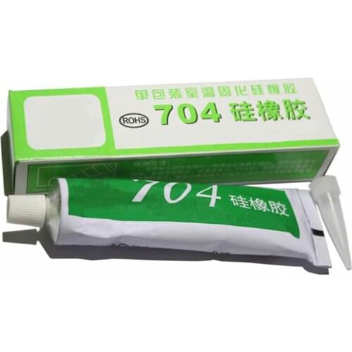 Waterproof Silicone Sealant 45g, White, Electronic Sealant High Temperature Insulation Sealing Glue for Electric Components