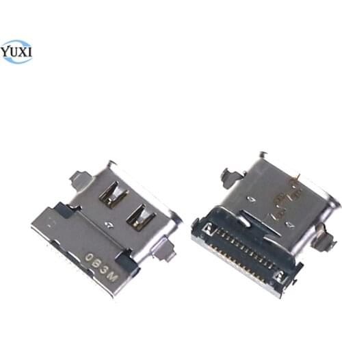 YuXi 1pc For Lenovo ThinkPad X280 X390 T490 T495 T480S X1 Carbon 6th Gen DC Jack USB Type C Charging Port Connector