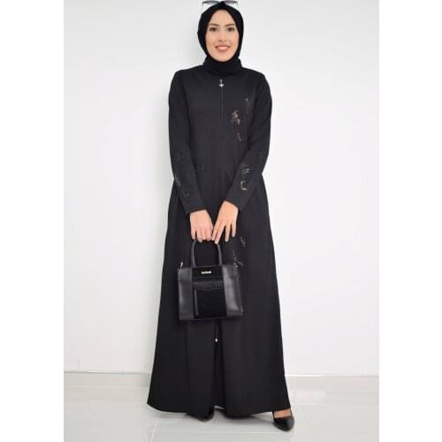 2031 Women Long Sleeve Muslim Abaya Maxi Kaftan big size womens dress Embroidered Abaya woman dress Islamic clothing Turkey