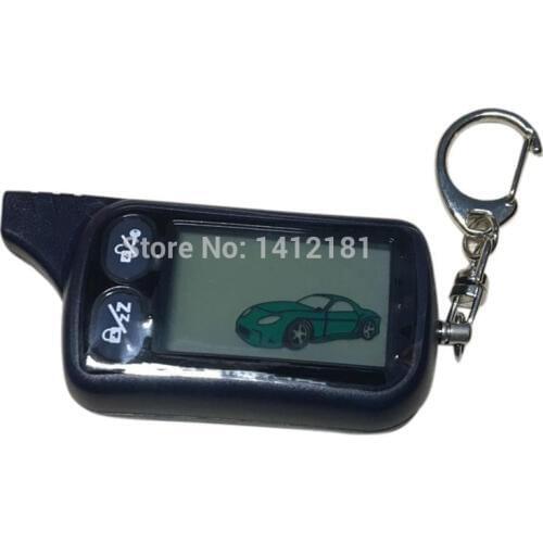 2-way TZ9030 LCD Remote Control Keychain,TZ-9030 Key Fob Chain for Two Way Car Alarm System Tomahawk TZ 9030 ,434MHZ 1.5V AAA