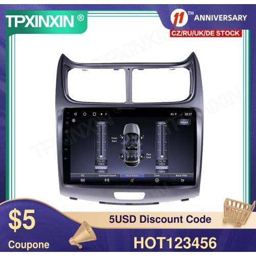 6+128G Android 10.0 For Chevrolet Sail 2009-2017 Car Gps Navigation Stereo Unit Multimedia Player Radio Tape Recorder Head unit