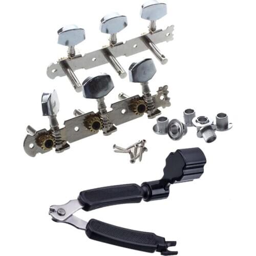 3 Pcs Guitar Accessories:2 Pcs Guitar Head Tuning Keys Peg & 1 Pcs 3 in 1 Guitar String Winder String Cutter Pin Puller