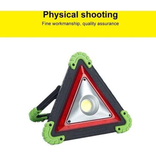 New Car LED Reflective Triangle Lighting Tripod USB Charger Emergency Warning Sign Vehicle Stop Night Road Reflector Accessories