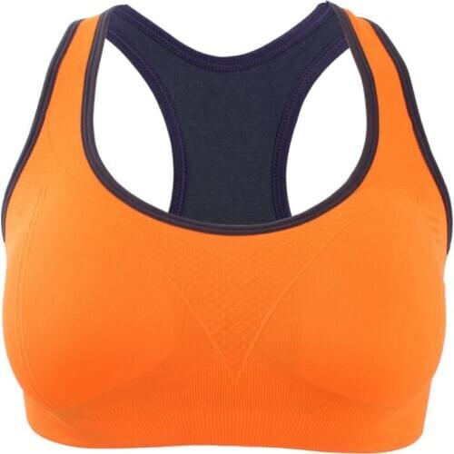 CKAHSBI NEW Womens Sport Bra Fitness Yoga Running Vest Underwear Padded Crop Tops Underwear 6 Colors No Wire-rim Bras Female
