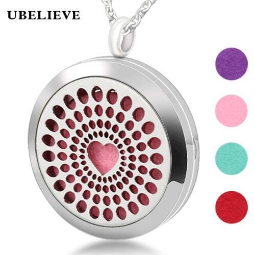 Choker Locket Hollow Aromatherapy Essential Oil Diffuser Locket Necklace Perfume Locket Filigree Scent Locker For Women
