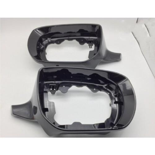 For Hyundai Santa Fe IX45 2013-2018 reversing mirror frame High quality ABS black brightness rearview mirror frame
