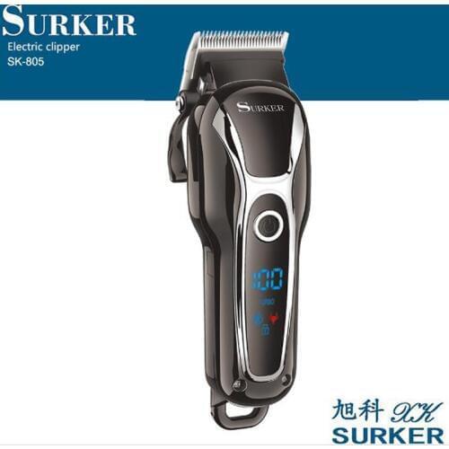 Surker electric hair trimmer SK-805 professional cordless electric hair clipper bald head oil head beard trimmer rechargeable