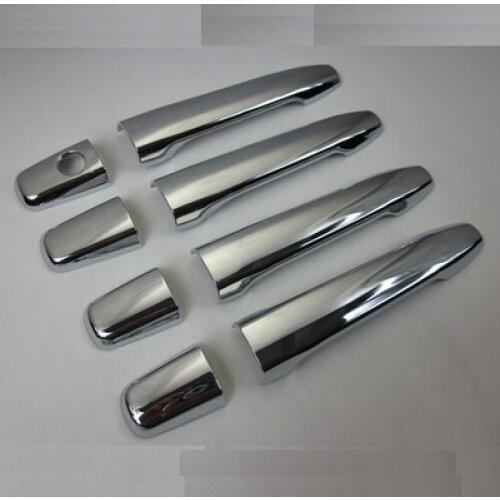 ABS Chrome Door Handle Cover trim for 2010-2014 Mitsubishi Lancer/Lancer X/Lancer Evo Car styling