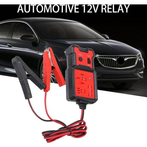 Auto Analysis Tools 12V Automotive Relay Tester Universal Cars Battery Checker Auto Relay Coded-Meter Indicate Volt-Tester