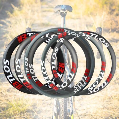 Carbon bicycle wheels 30 35 40 45 50 55 60 80mm depth Special braking V brake clincher 700c road bike wheels BTLOS RC series