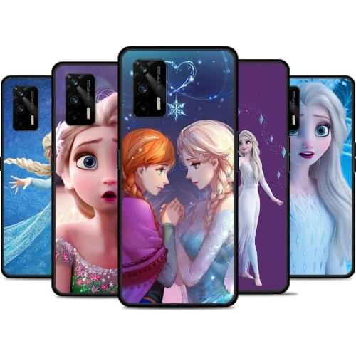 Beautiful Princess Elsa For Realme 8 GT Neo Flash Edition Explorer Master Q3 Pro Narzo30 C21 C11 C20A C21Y Phone Case