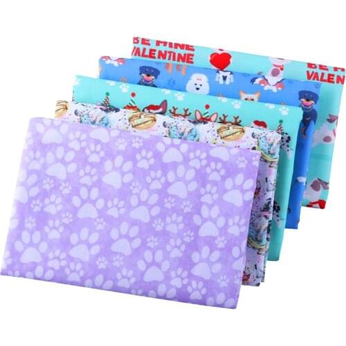 Patchwork sewing tablecloth fabric cartoon girl polyester cotton polyester printed quilt tulle embroidery DIY 50*140cm1 piece