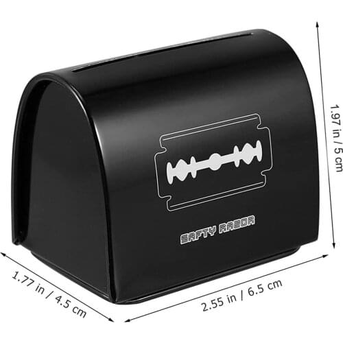 Reusable Blade Disposal Case Storage for Travel Bathroom Used Razor Boxes