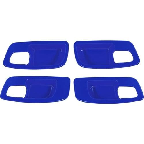 4PCS Car Inner Door Handle Bowl Cover Trim for 2011-2021 Dodge Charger Interior Decoration Accessories