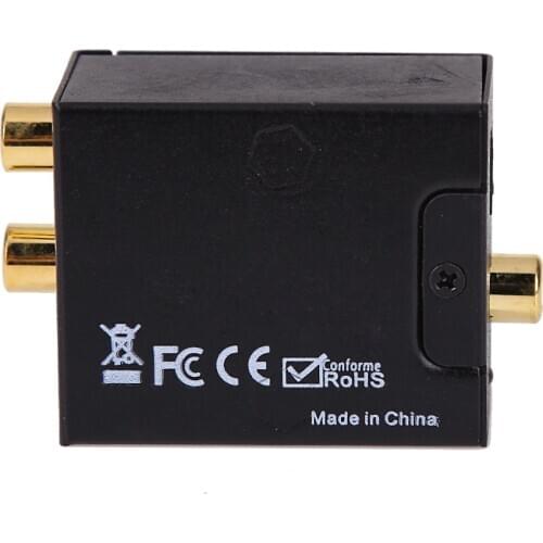 Optical Coaxial Toslink Digital to Analog Audio Converter Adapter Coaxial Toslink Audio to RCA L/R Audio USB Cables Gadgets