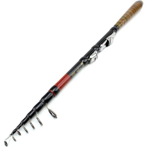 NEW High Quality 2.4m 2.7m 3.0m multifunctional Portable Ice Raft Fishing Rod Telescopic Lure Rod Raft Pole Fly Fishing Tackle