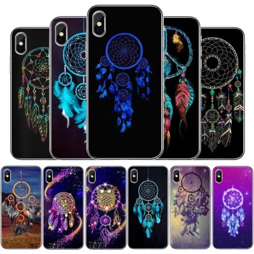 Dreamcatcher Transparent phone case For iphone 12 11Pro Max 11 XR XS Max X 8 7 6 6S Plus 5 5S SE 2020 Back Cover Shell
