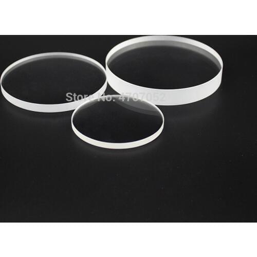 Clear High Purity Fused Silica Plate Diameter 45mm*2mm Glass Quartz Disc