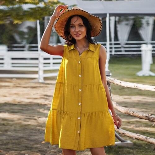 Saiqigui Summer Dresses With Sleeves