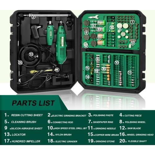 Wood Metal Grinding Machine Cutting Polishing Machine Tools Set Woodworking Tool Electric Grinder MNT070188