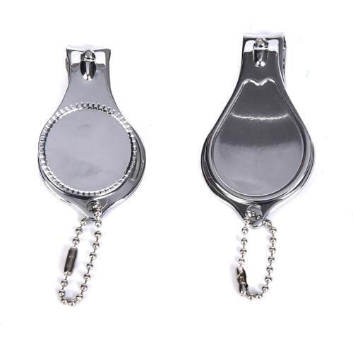 3in1 Steel Nail Clipper Novelty Bottle Opener KeyRing Filer Multifunction Nail Clipper Key Pendant Portable Folding Nail Clipper