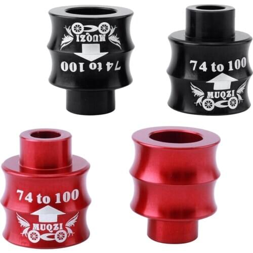 2Pcs Aluminum Alloy Road Bike Bicycle Hub Front Fork Barrel Shaft Side Cover Convert Adapter Disc Brake