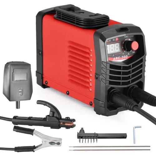 ARC MMA -300 Amp Welder IGBT Electric LCD Welder Inverter Portable 220V Welder with Electrode Holder