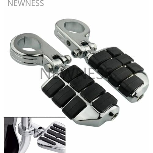 32mm 38mmEngine Guard Crash Bar Universal Highway Pegs Footpeg & Mount For Yamaha Kawasaki Suzuki Harley Honda Touring Sportster