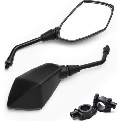 Universal Motorcycle Convex Rear View Mirror 10mm Bolt Electrombile ATV Back Side mirror for Cruiser Suzuki Honda Victory etc