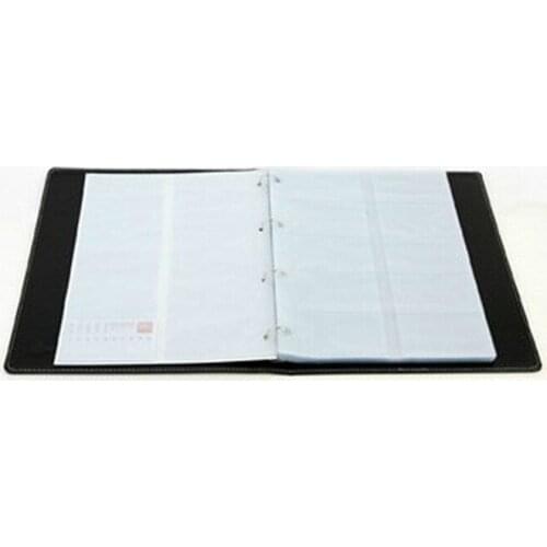 DL Right 4 hole business card clip male business card book 5794 large capacity card olume 600 Stationery office supplies tool