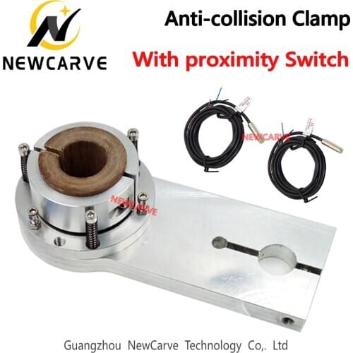 Anti-collision Clamp 32mm with 2pcs proximity switch For Gantry And Desktop Cutting CNC Plasma Flame Cutting Machine NEWCARVE