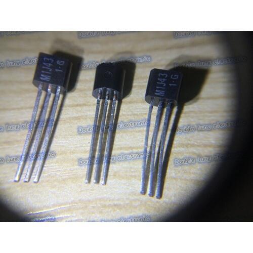 10PCS/lot Original SM1J43 M1J43 MIJ43 TO92 600V 1A TRIAC M1J43 AC POWER CONTROL