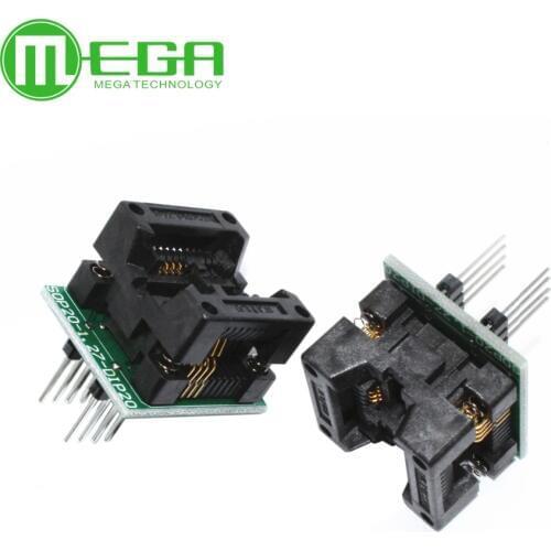 10pcs SOP8 TURN DIP8 WIDE SOP8 to DIP8 Programmer adapter Socket Converter for SOP8 Wide 200mil(Wide) NEW