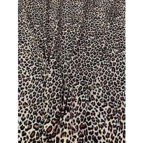145 X 90cm Cotton Fabric Leopard Printed Cloth Sewing Quilting Fabrics For Patchwork Needlework Diy Handmade Accessories #T1P