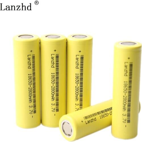 16Pcs 18650 battery 2800mah 18650 3.7V Rechargeable batteries Li ion lithium ion 15A Power battery for Electric bicycle