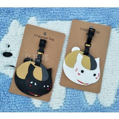 Natsume Yuujinchou Anime Travel Accessories Luggage Tag Suitcase ID Address Portable Tags Holder Baggage Label Gifts New
