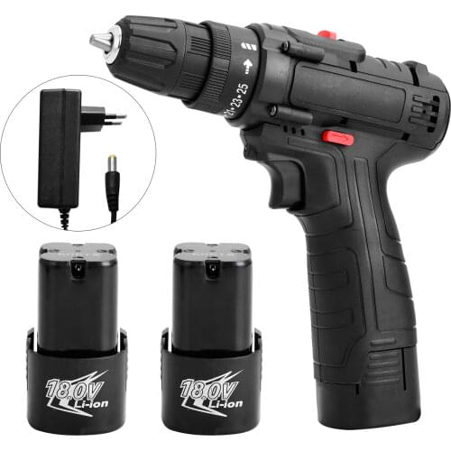 Wireless Brushless Electric Hammer Drill Electric Screwdriver Torque Cordless Impact Drill Rechargeable Drills DIY Power Tools