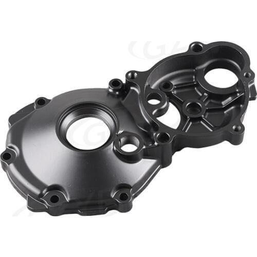 Stator Engine Crank Case Cover for Suzuki Hayabusa GSX1300R GSXR 1300 Right 1999 2000 2001 2002 2003 2004-2012, Black