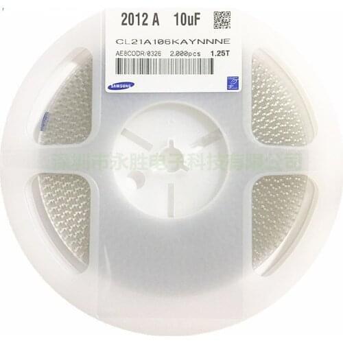 CL21X106MRFNNNE CL21X106MOQNNNE CL21X106MAYNNNE CL21X106KQQNNNE CL21X106KPYNNNE 0805 10uF 4V 6.3V 16V 25V 10V X6S ±10% ±20%MLCC
