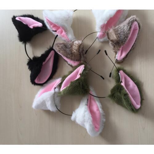 Cosplay Halloween Party Anime Neko Costume Cat Ears Cos Fox Ears Clip Hairpin Party