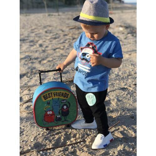 Kids T-Shirts Short Sleeve Pirate 3d Summer Childrens Clothing Red Color Boy Clothes