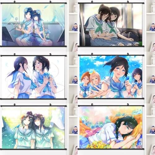 DIY 5D Diamond Embroidery Anime Liz and The Blue Bird Diamond Painting Mosaic Full Round Cross Stitch Kits Home Decoration