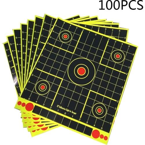 Adhesive Target Sticker Splatter Archery 10/20/50/PCS 13*12 inch Durable
