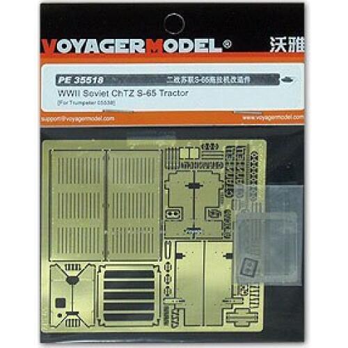 KNL HOBBY Voyager Model PE35518 Soviet ChTZ S-65 tracked agricultural tractor upgrade with metal etching pieces