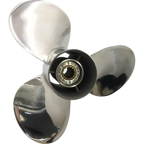 Boat Propeller 11 5/8x11 for Mercury 40HP-60HP 3 Blades Stainless Steel Prop SS 13 Tooth RH 11.625x11