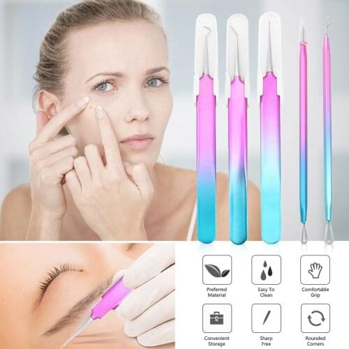 Makeup Professional Eyelash Tweezers 3D Volume Eyelash Extension Tweezer Fan Lash Eyebrow Tweezers